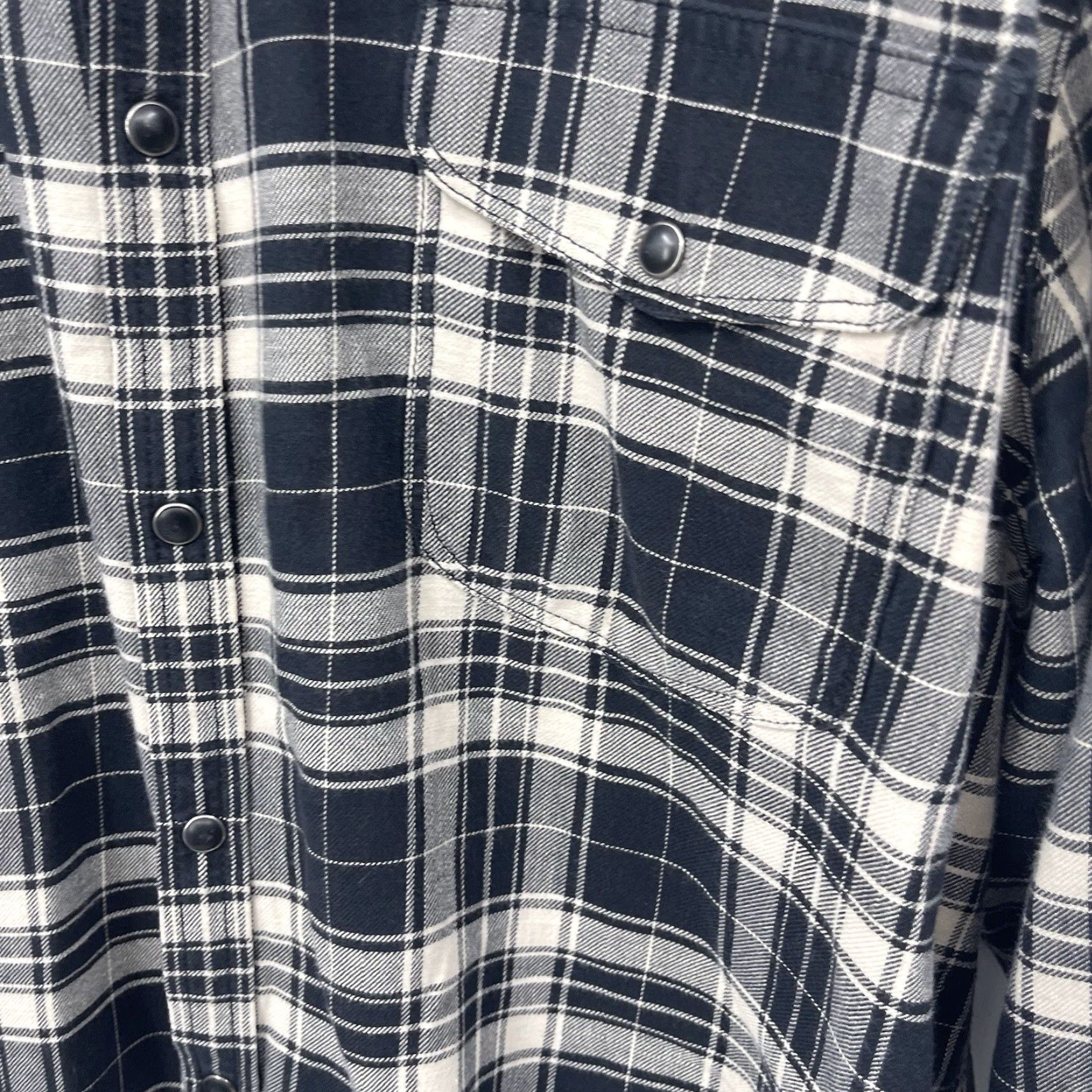 Lucky Brand Lucky Brand Shirt Mens XL Classic Fit Plaid Western Pearl Snap Cowboy READ y2k Size US XL / EU 56 / 4 - 6 Thumbnail