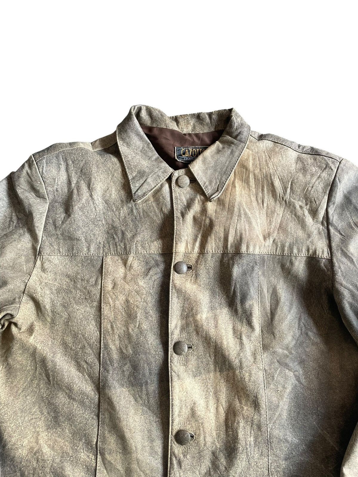 Other Vintage Cazotto Leather Jacket Size US L / EU 52-54 / 3 - 3 Thumbnail