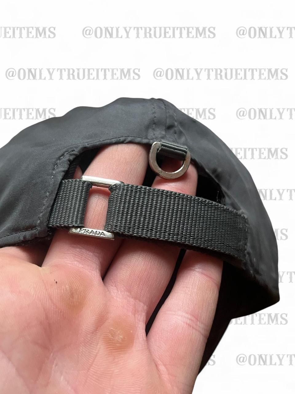 Prada 2000s prada sport red tab nylon cap Size ONE SIZE - 4 Thumbnail
