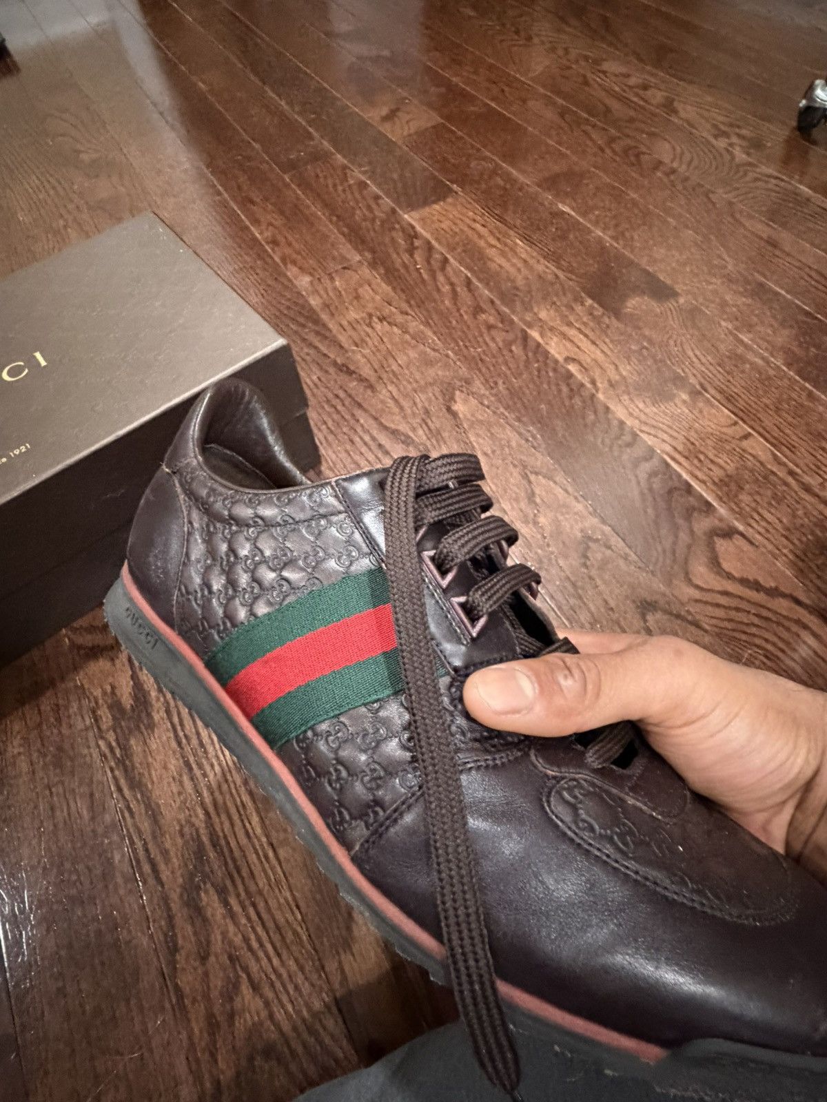 Gucci Gucci Brown Casual Shoes Size US 10.5 / EU 43-44 - 2 Thumbnail