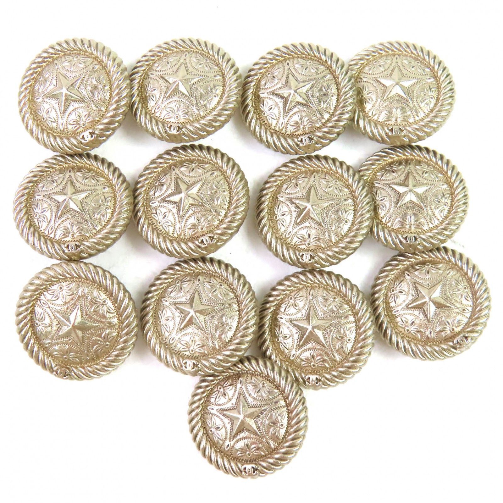 Chanel Chanel Chanel COCO Mark Star Dallas Button Metal Other DUTY FREE for USA Size ONE SIZE - 1 Thumbnail