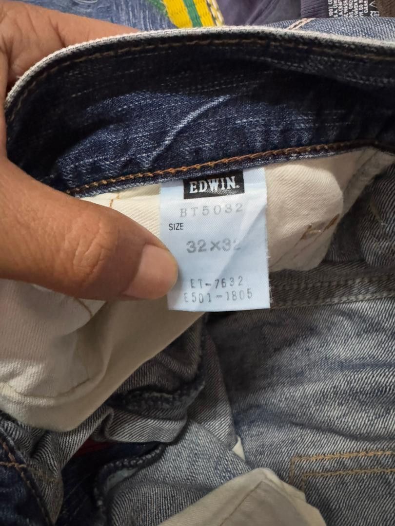 Edwin × Japanese Brand × Vintage 🔥Edwin blue trip rare jeans Size US 32 / EU 48 - 14 Thumbnail