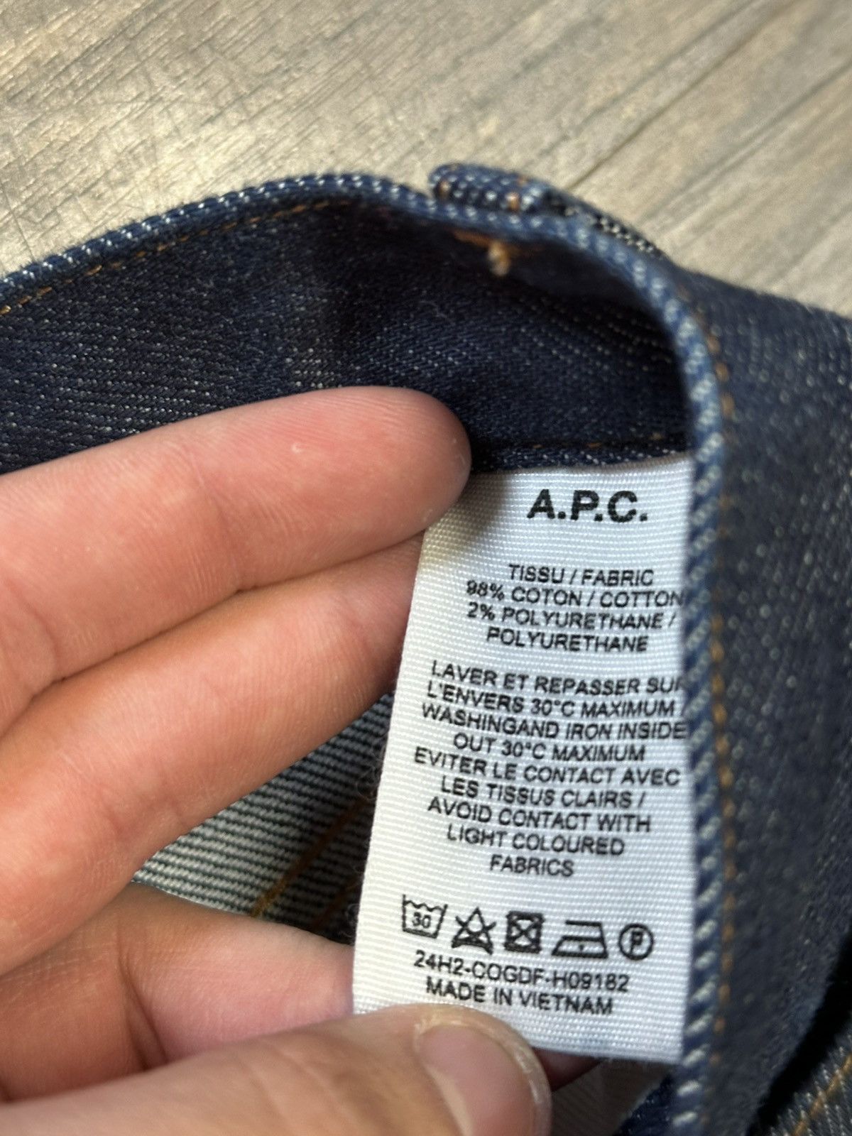 A.P.C. A.P.C Selvedge Denim Size US 30 / EU 46 - 3 Thumbnail