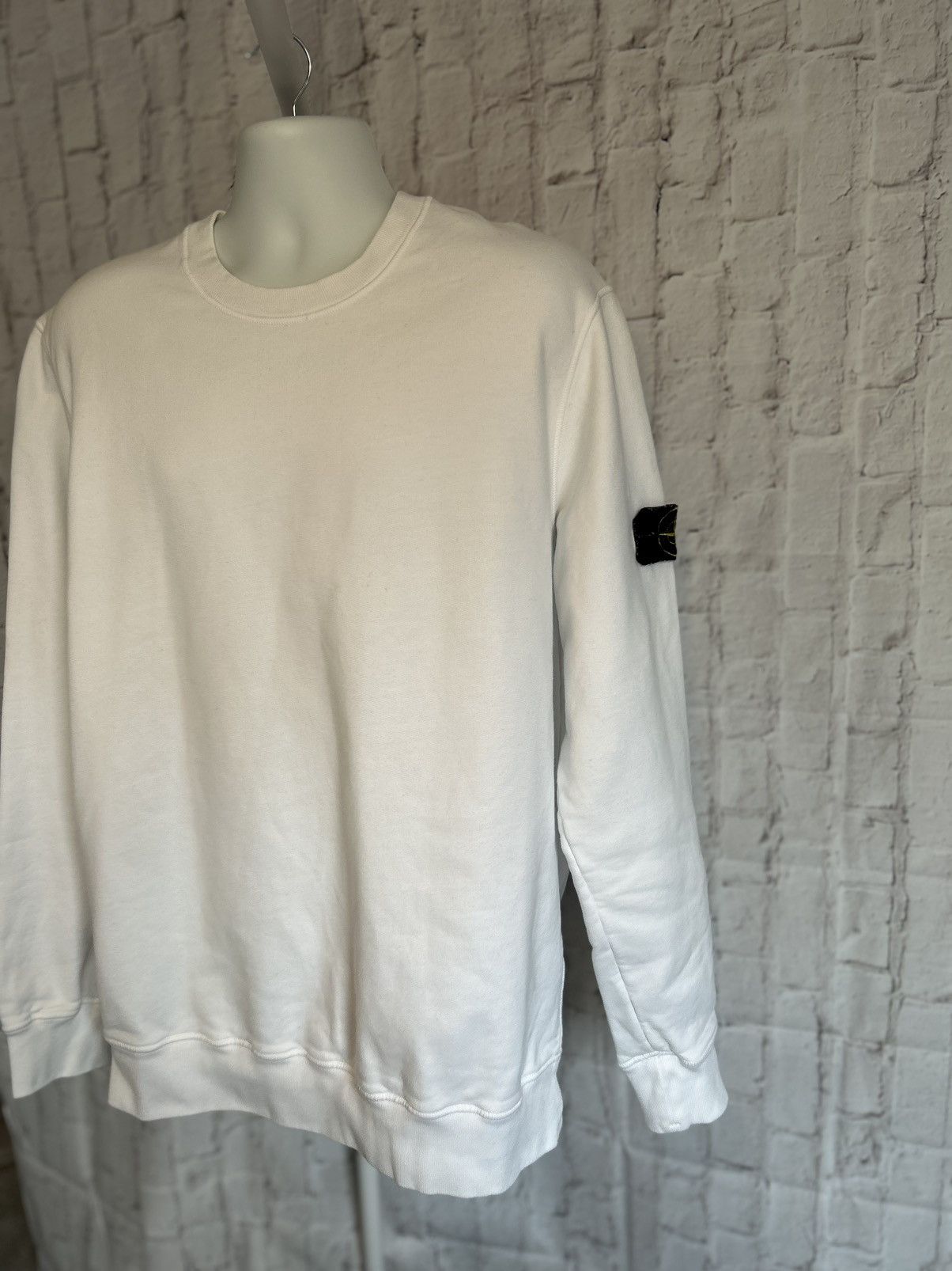 Stone Island Stone Island White CrewneckSweatshirt XXL Certilogo Verified Size US XXL / EU 58 / 5 - 4 Thumbnail
