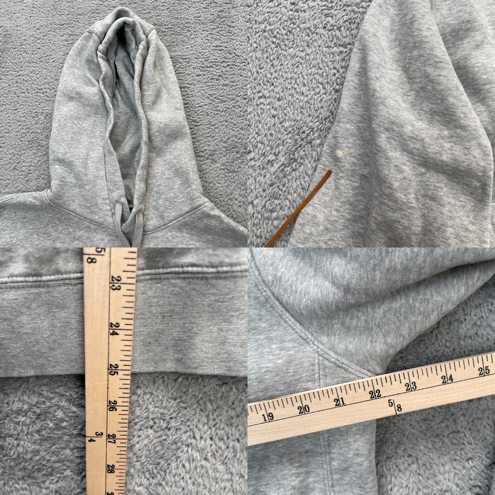 Nike Nike Hoodie Mens Medium Gray Club French Terry Fleece Lined Swoosh Logo Cotton Size US M / EU 48-50 / 2 - 8 Thumbnail