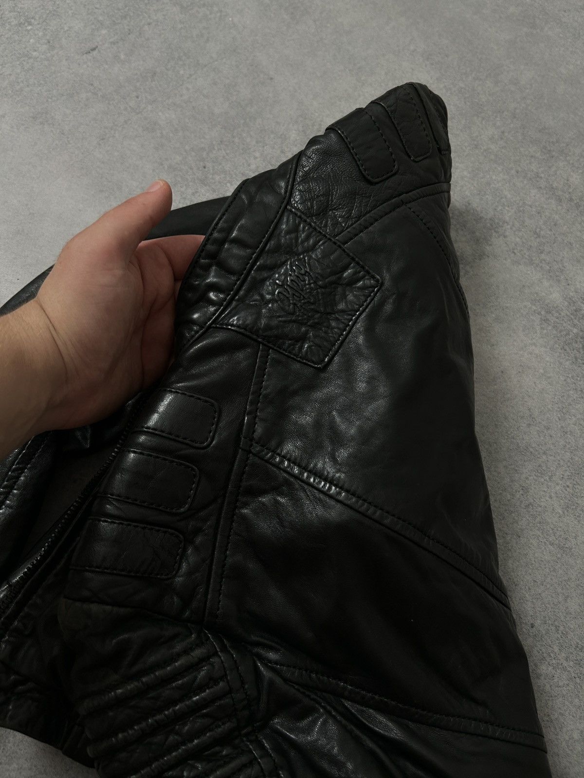 Gypsy Gypsy Women’s Leather avant-garden Biker jacket womens y2k Size S / US 4 / IT 40 - 7 Thumbnail