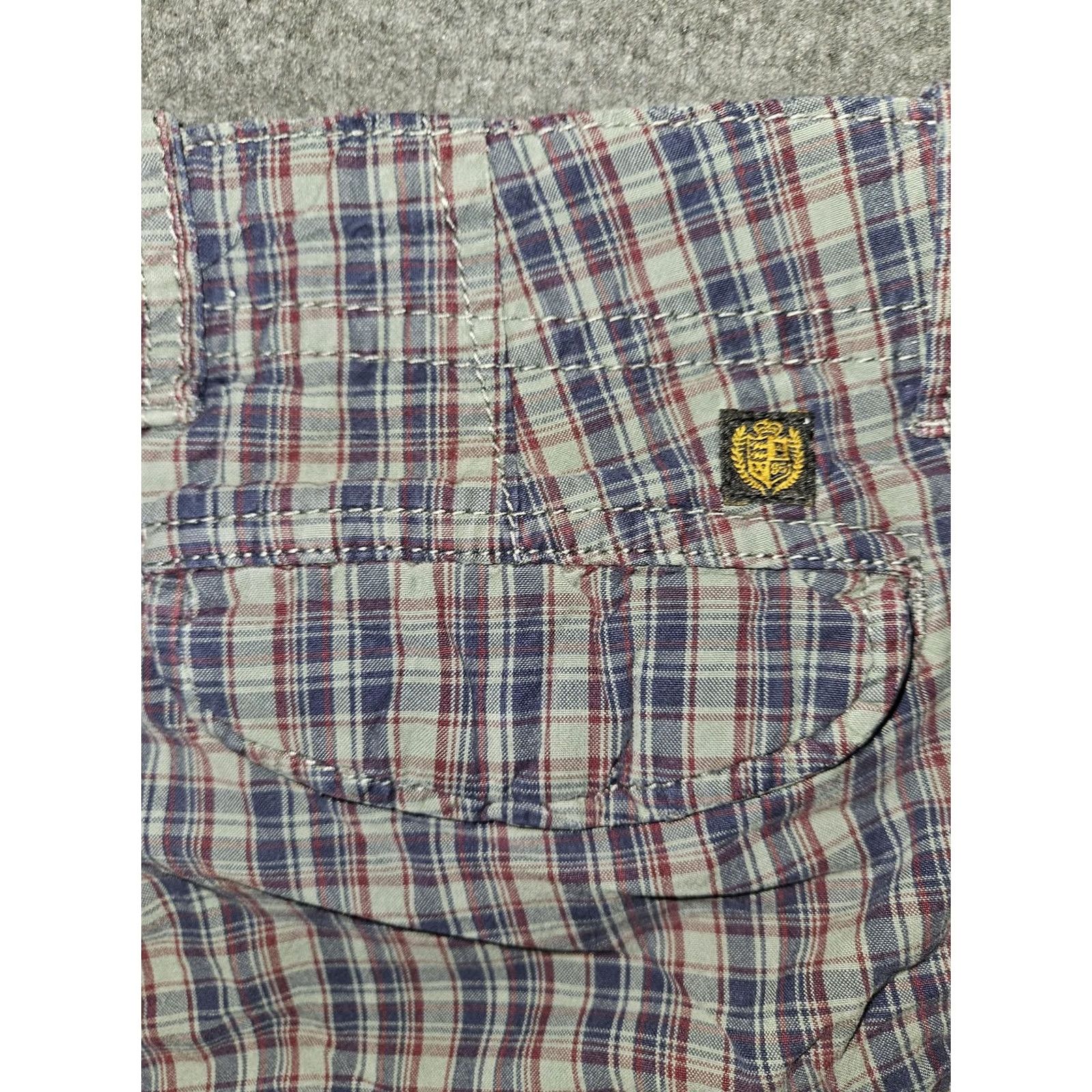 Tommy Hilfiger Tommy Hilfiger Shorts Mens 34 Multicolor Plaid Cargo 100% Cotton Pockets Casual Size US 34 / EU 50 - 7 Thumbnail