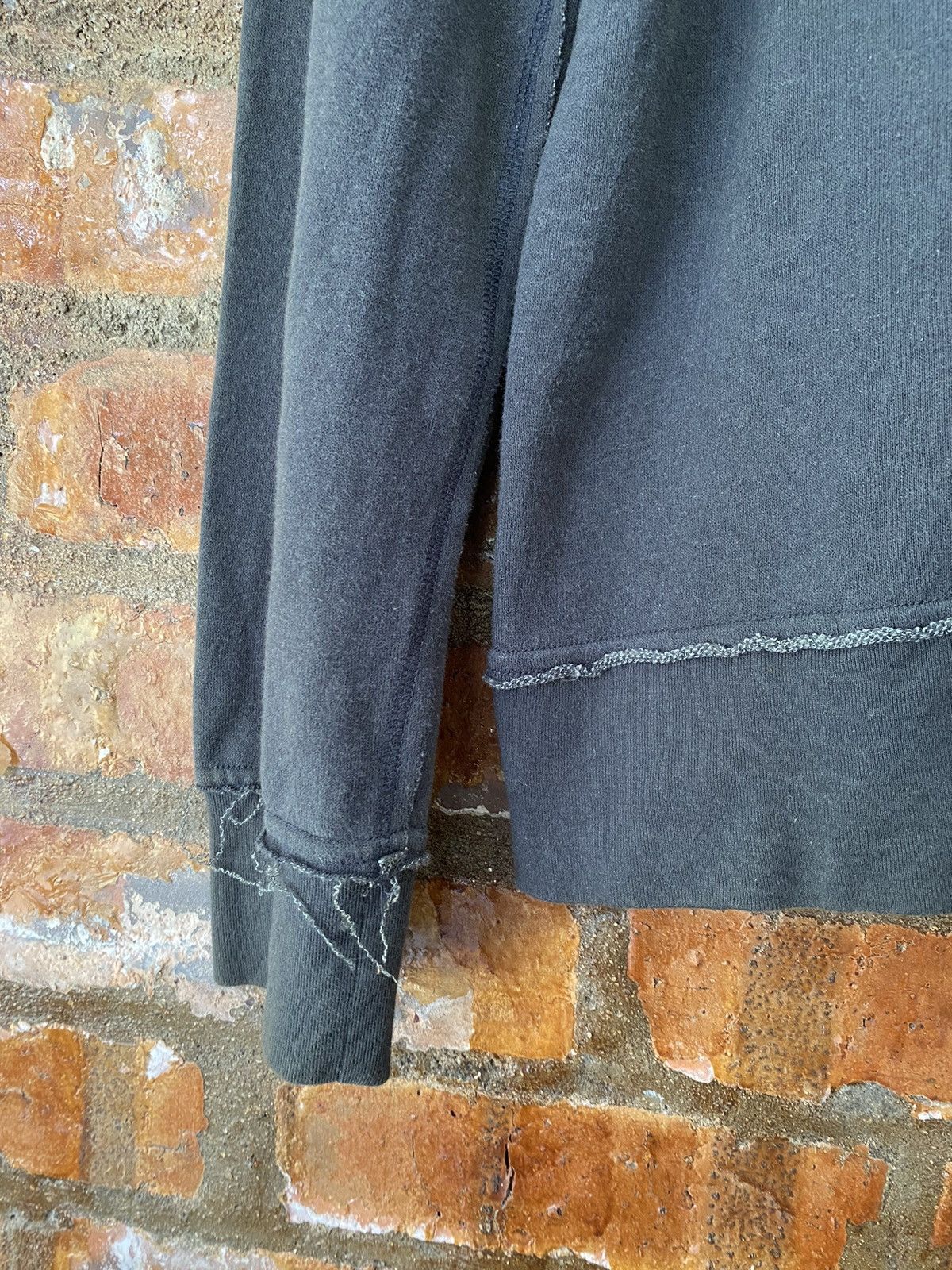 Japanese Brand × Lad Musician × Montage Vtg Montage Japan distress Fuck all fringe sweat Size US L / EU 52-54 / 3 - 7 Thumbnail