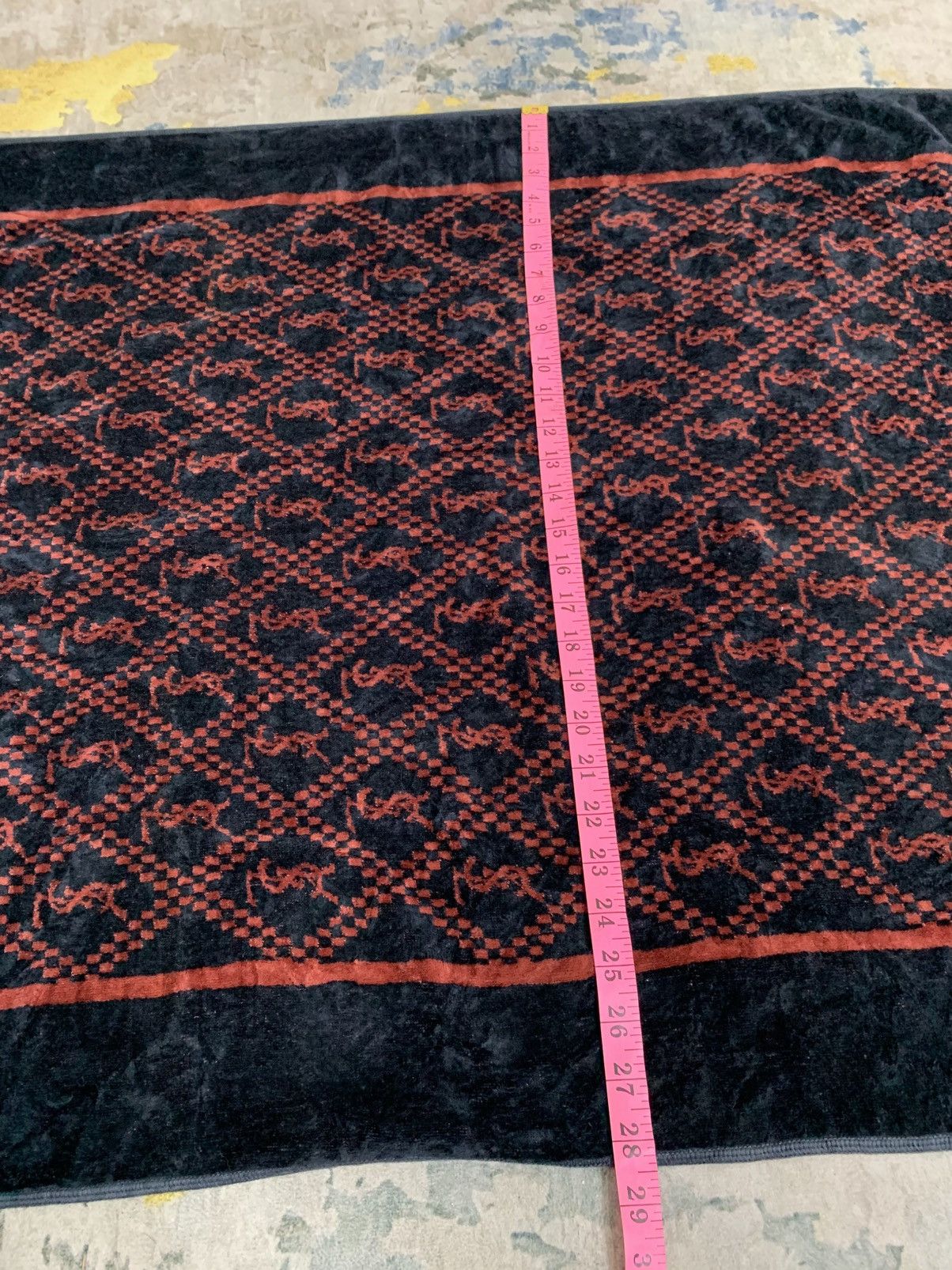 Saint Laurent Paris Vintage 1990’s Yves Saint Laurent Monogram Towel Size ONE SIZE - 5 Thumbnail