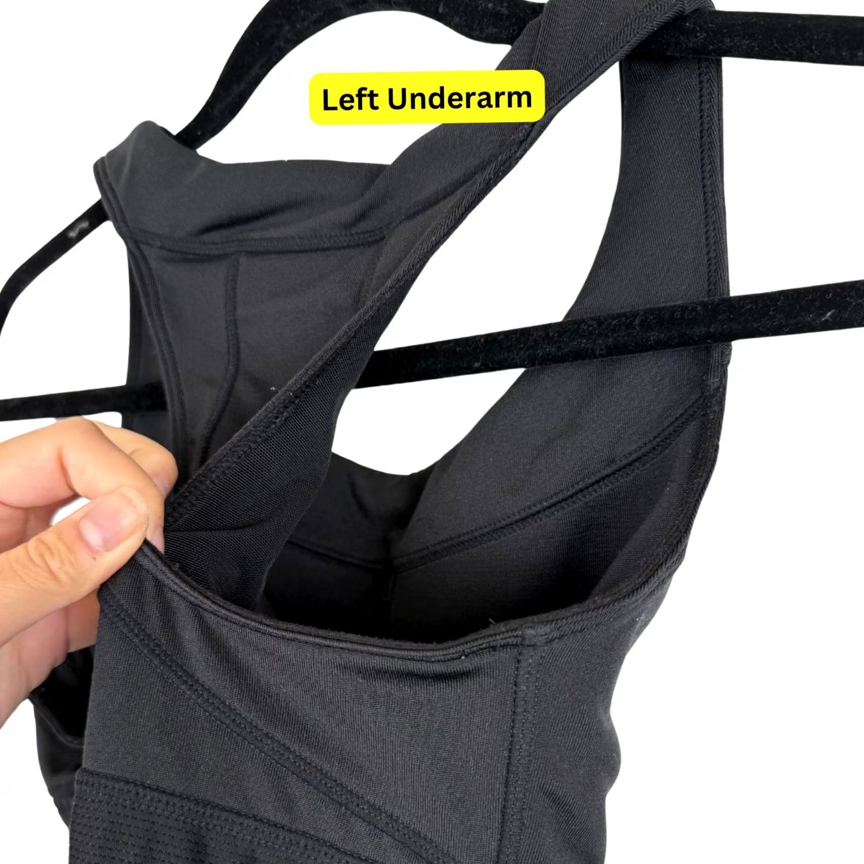 Athleta VINTAGE Athleta Black Built-In Shelf Bra Tank Top w/ Ball Pockets Tennis/Golf Workout-XS Size XS / US 0-2 / IT 36-38 - 3 Thumbnail
