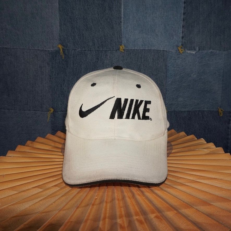 Nike OSFA - Vintage Y2K Nike swoosh embroider 1990s essential hat Size ONE SIZE - 2 Thumbnail