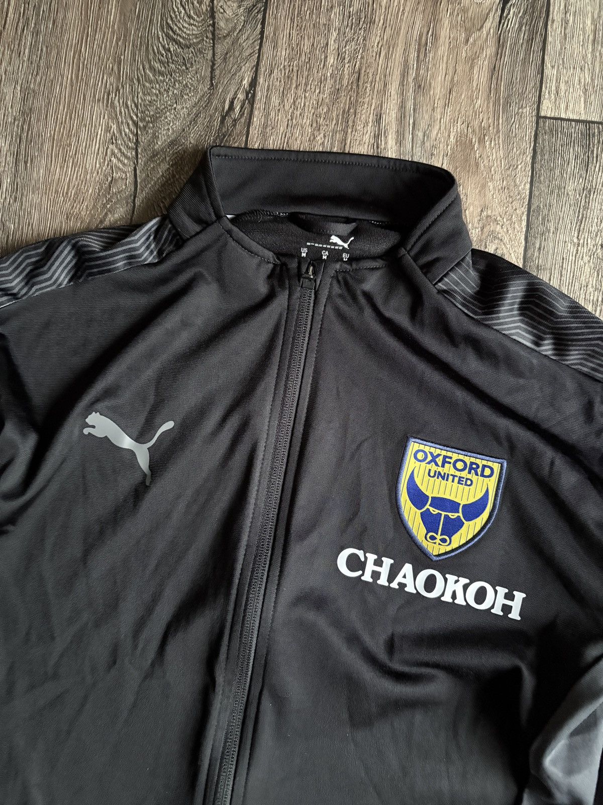 Puma Oxford United 2020 Track Puma Football Soccer Jacket Size US M / EU 48-50 / 2 - 2 Thumbnail