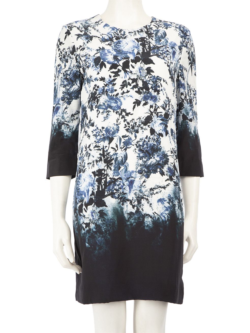 Erdem Floral Print Silk Knee Length Dress Size M / US 6-8 / IT 42-44 - 1 Thumbnail