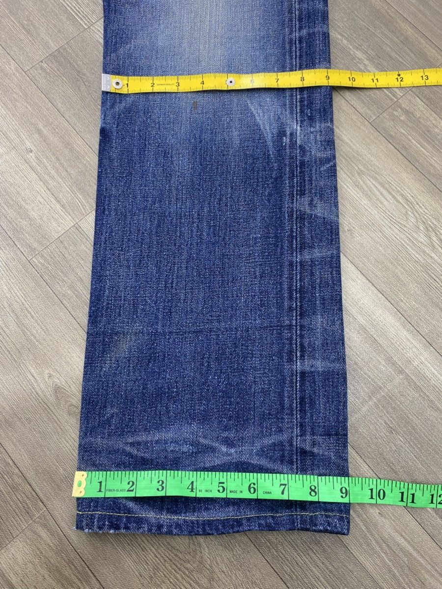 Japanese Brand Knackered Japan Distressed Selvedge Raw Denim Faded Jeans Size US 34 / EU 50 - 22 Thumbnail