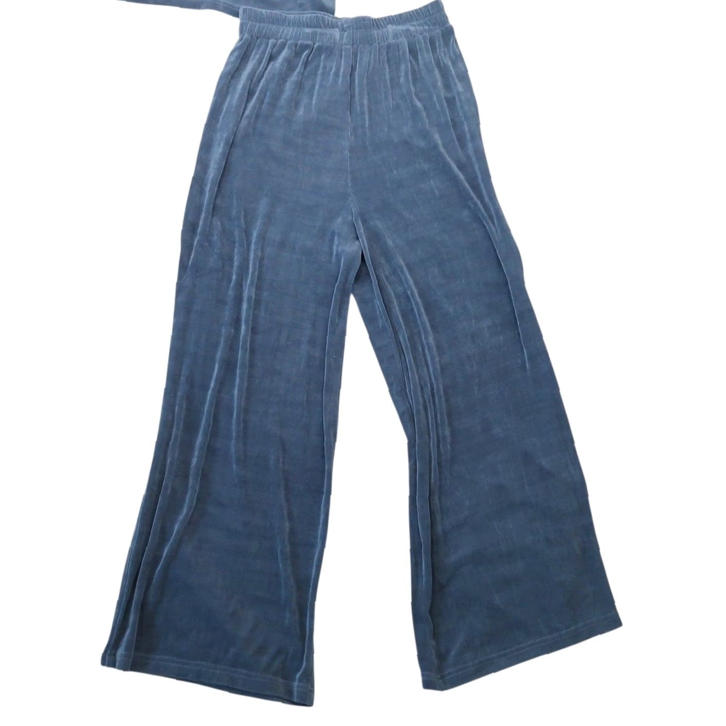 Vintage VINTAGE 90s Destinations Blue Jersey Tank & Wide Leg Pants Set S/M Women Size S / US 4 / IT 40 - 4 Thumbnail