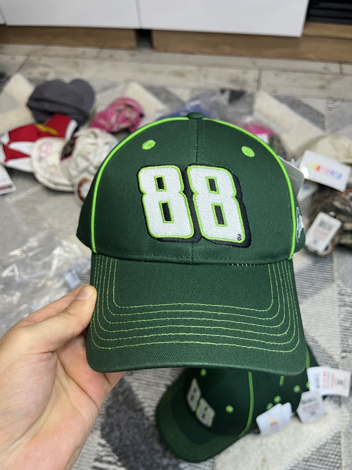 NASCAR NASCAR RACING GREEN CAP HAT Size ONE SIZE - 1 Thumbnail