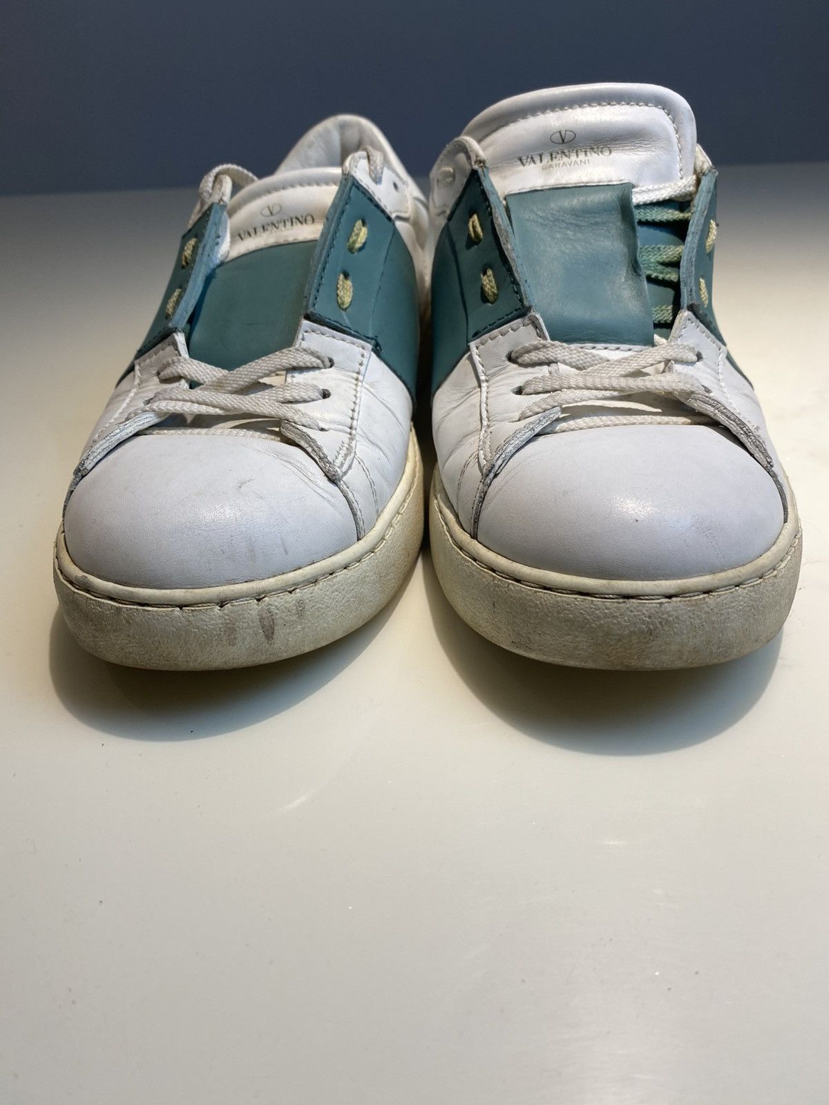 Valentino Valentino White Studs Laced Sneaker 43 Size US 10 / EU 43 - 3 Thumbnail