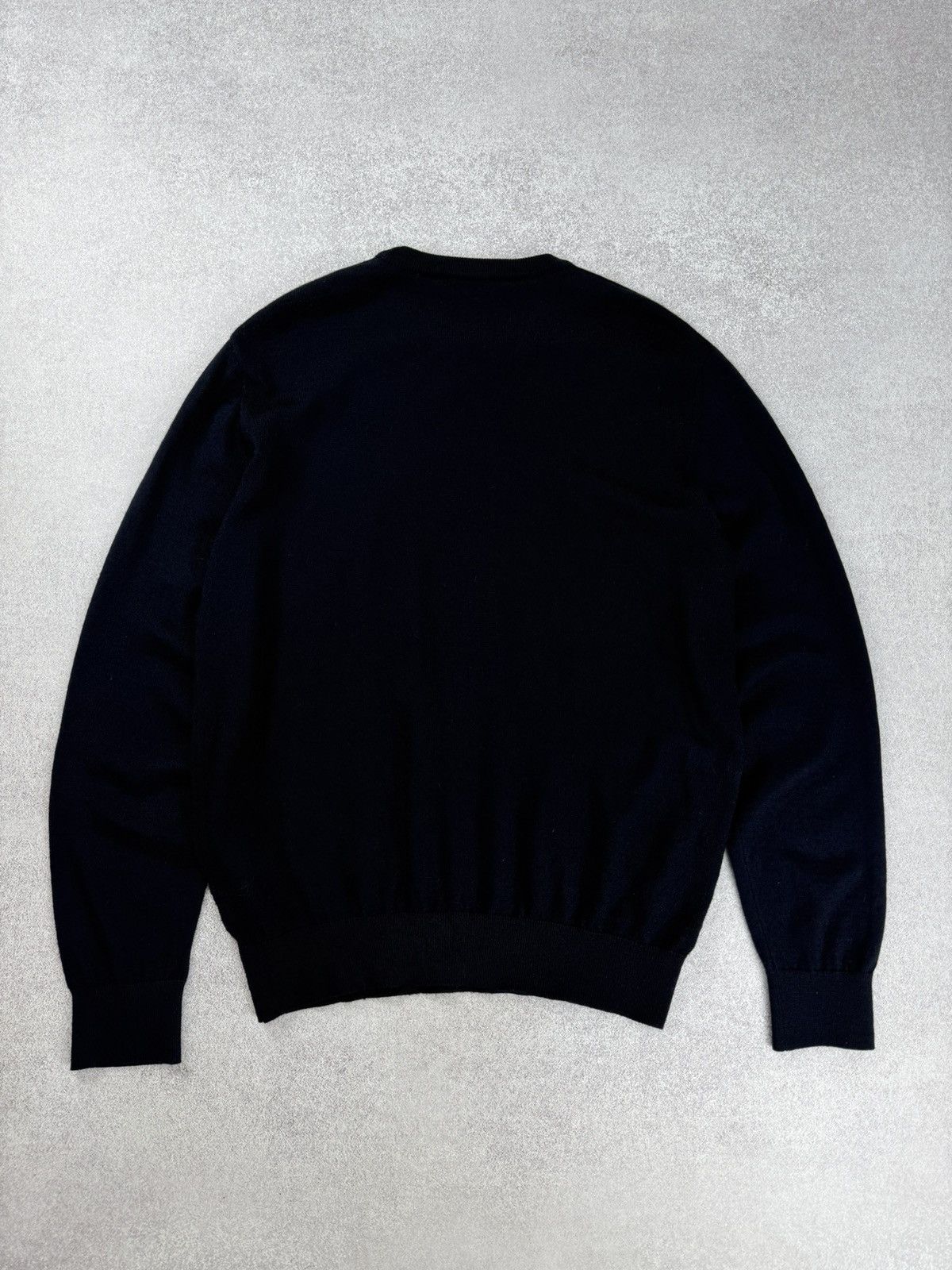 Other Montechiaro Wool Knit Sweater Navy Blue Men’s Size 52 Size US L / EU 52-54 / 3 - 11 Thumbnail