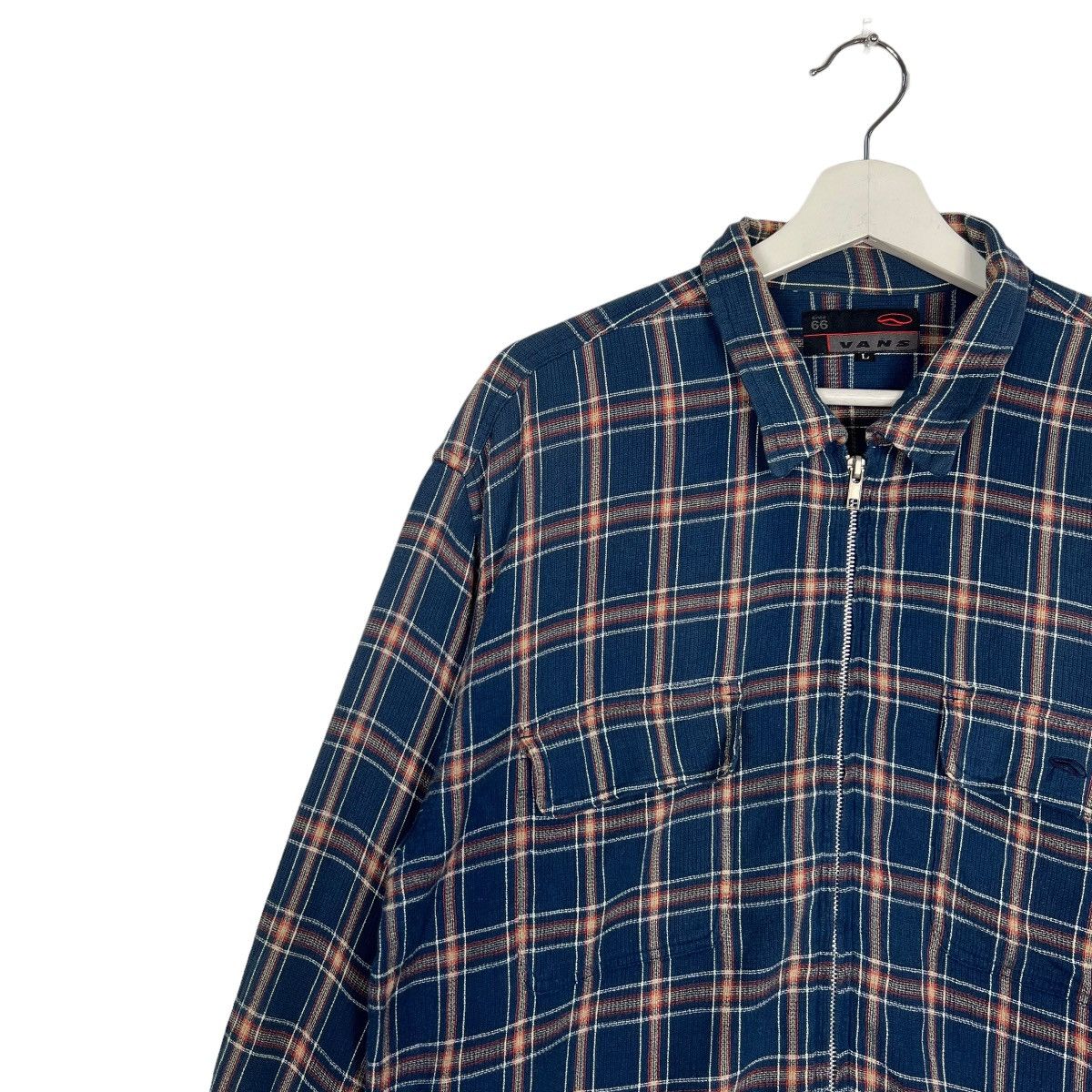 Vans 🔥90s VINTAGE VANS CHECK ZIPPER SHIRT JACKET Size US L / EU 52-54 / 3 - 7 Thumbnail