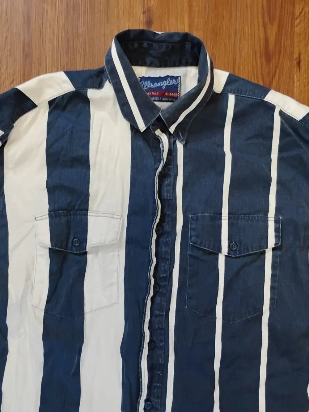 Wrangler Vintage Wrangler Brushpopper Western Button Shirt Size US M / EU 48-50 / 2 - 1 Thumbnail