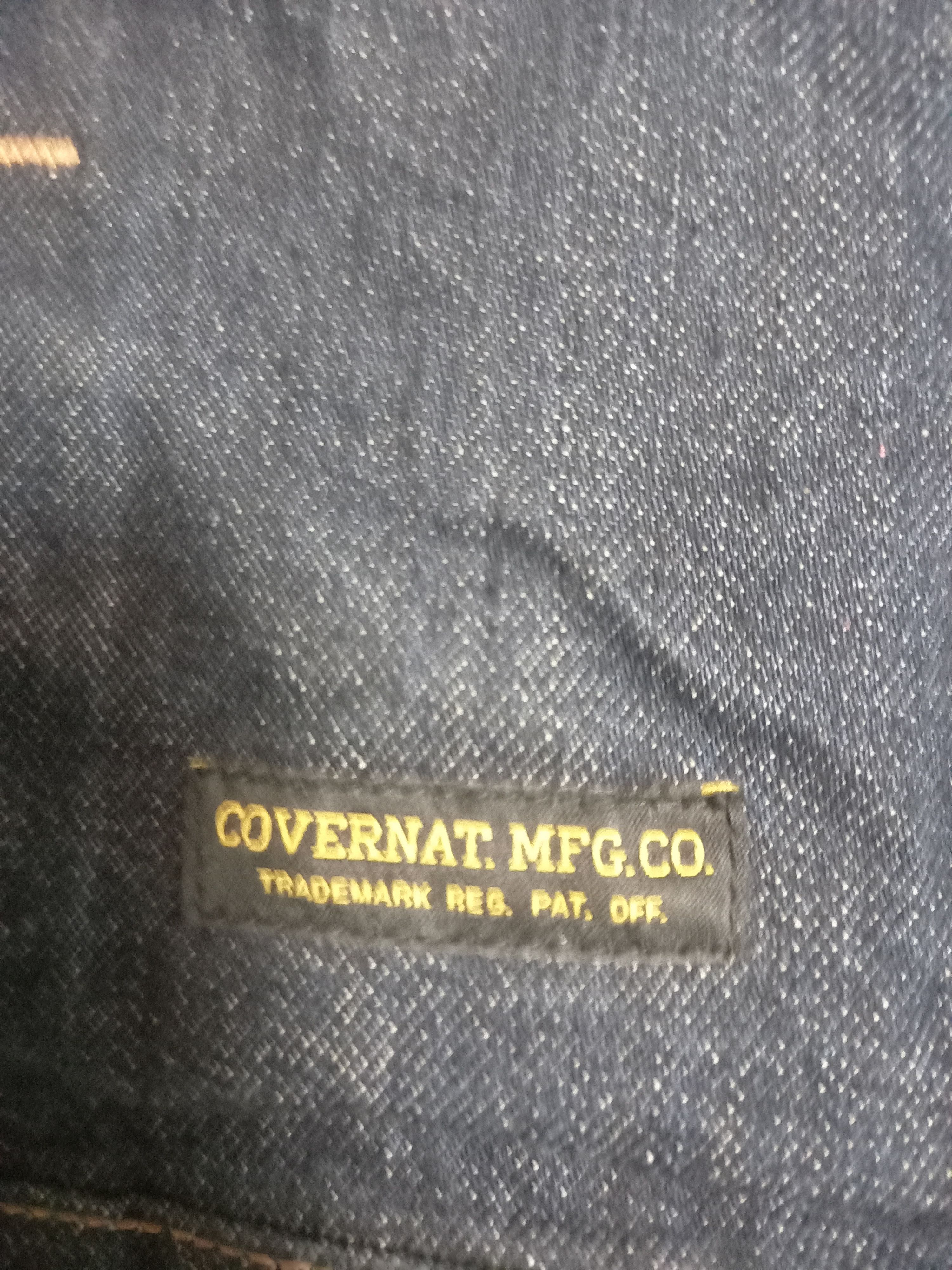 COVERNAT NWOT Covernat Type II Heavy Denim Jacket - Blue (Fits M/S) Size US M / EU 48-50 / 2 - 5 Thumbnail