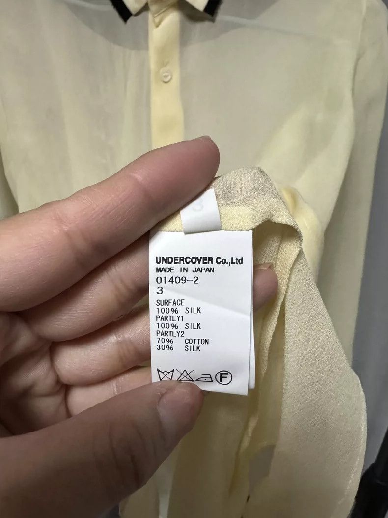 Undercover UNDERCOVER size 3 Gold button crepe silk shirt 2505-Nextar Size M / US 6-8 / IT 42-44 - 8 Thumbnail