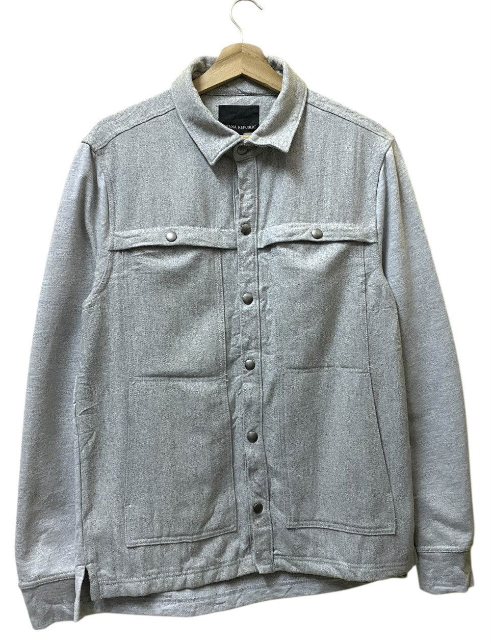 Banana Republic Banana Republic Jaket Snap Button Grey Colour Size US M / EU 48-50 / 2 - 1 Thumbnail