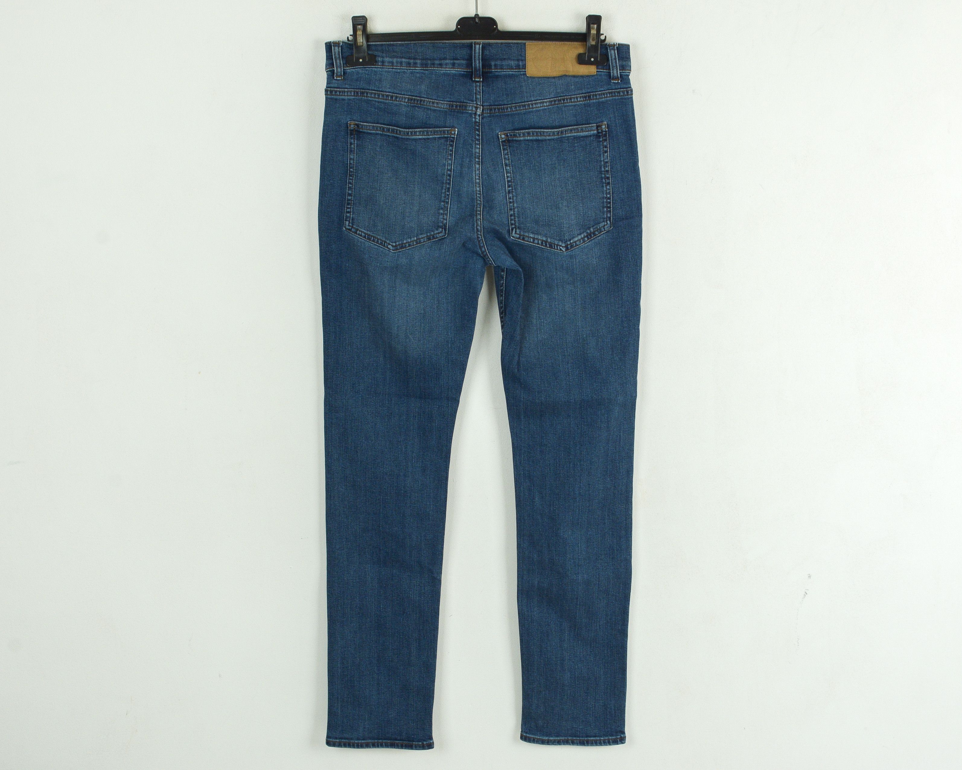 Cheap Monday Tight Pure Blue Mens W33 L32 Slim Skinny Jeans Denim Pants Size US 33 - 3 Thumbnail
