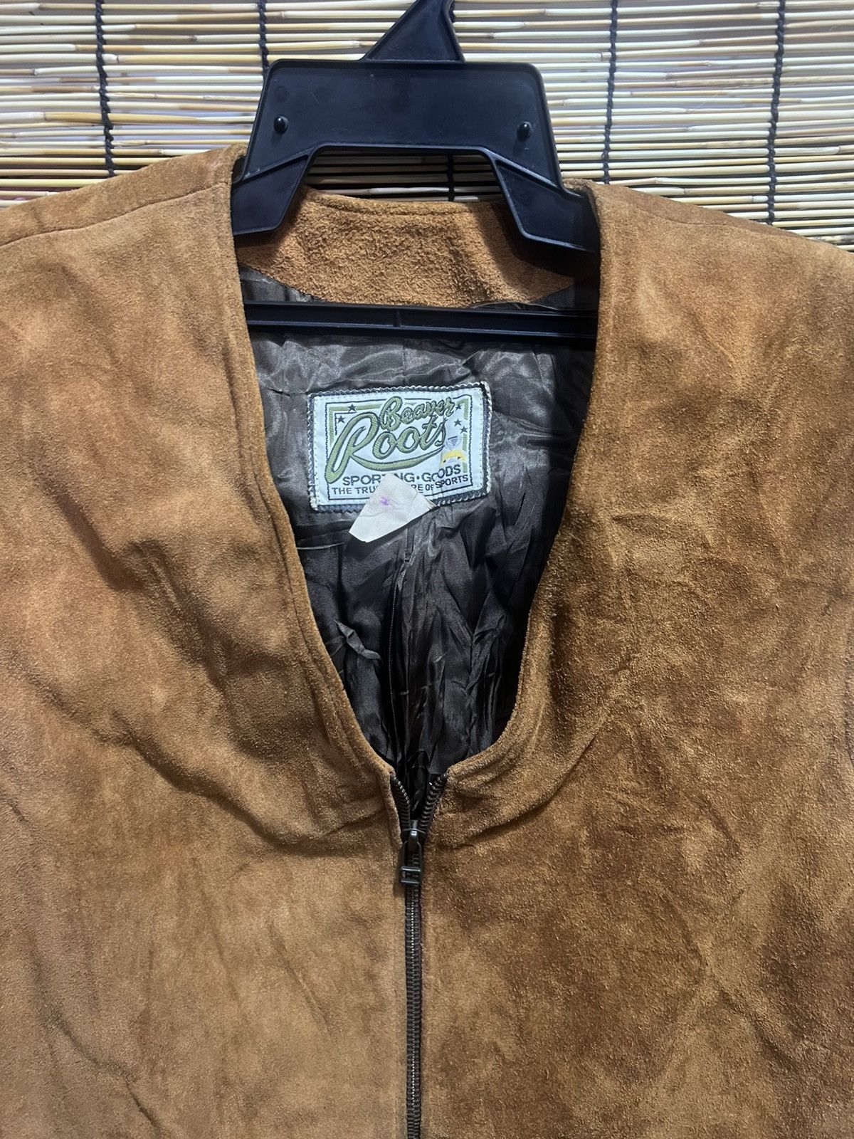 Roots Beavet roots vintage vest suede leather Size 38L - 2 Thumbnail