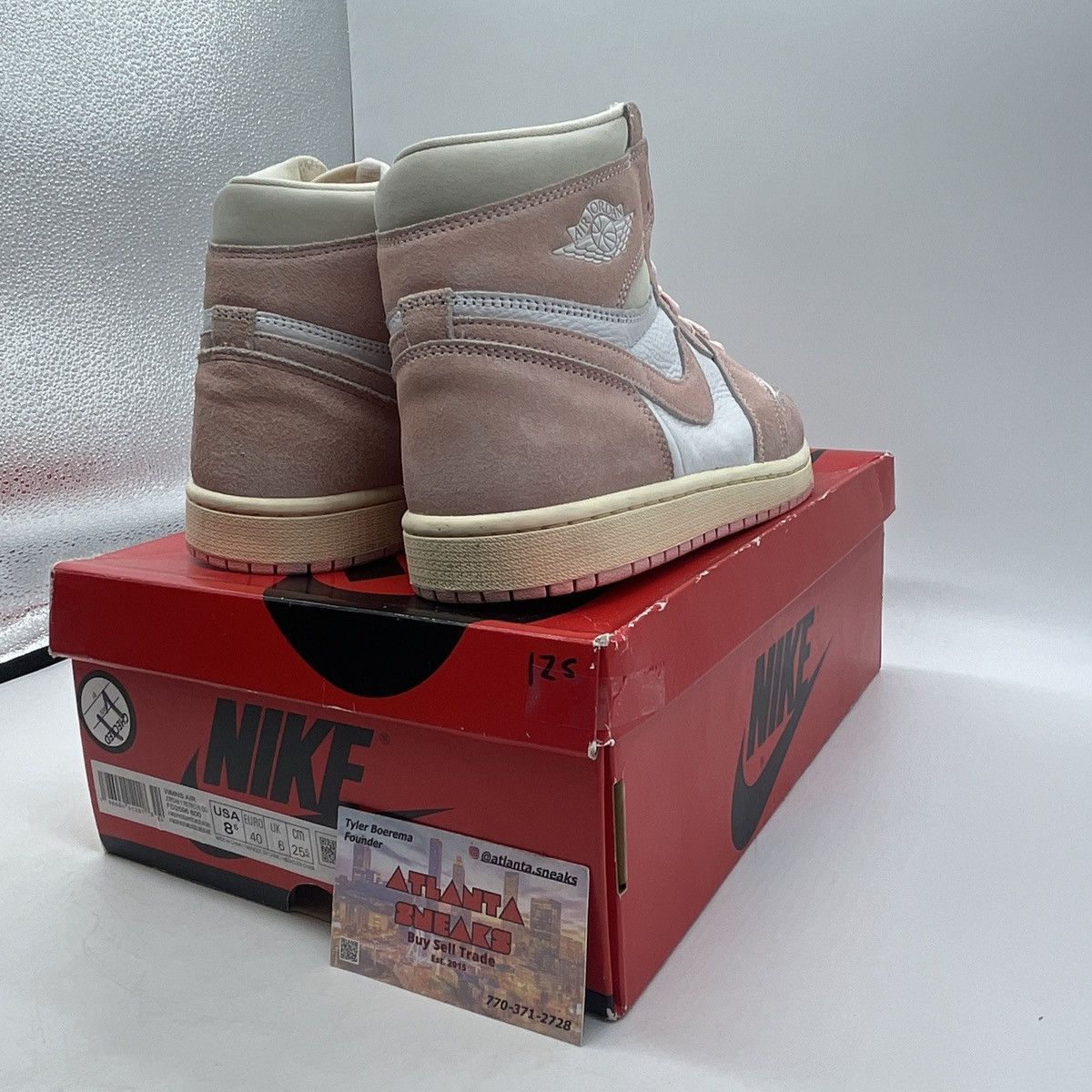 Jordan Brand Wmns air Jordan 1 high washed pink Size US 8.5 / IT 38.5 - 5 Thumbnail
