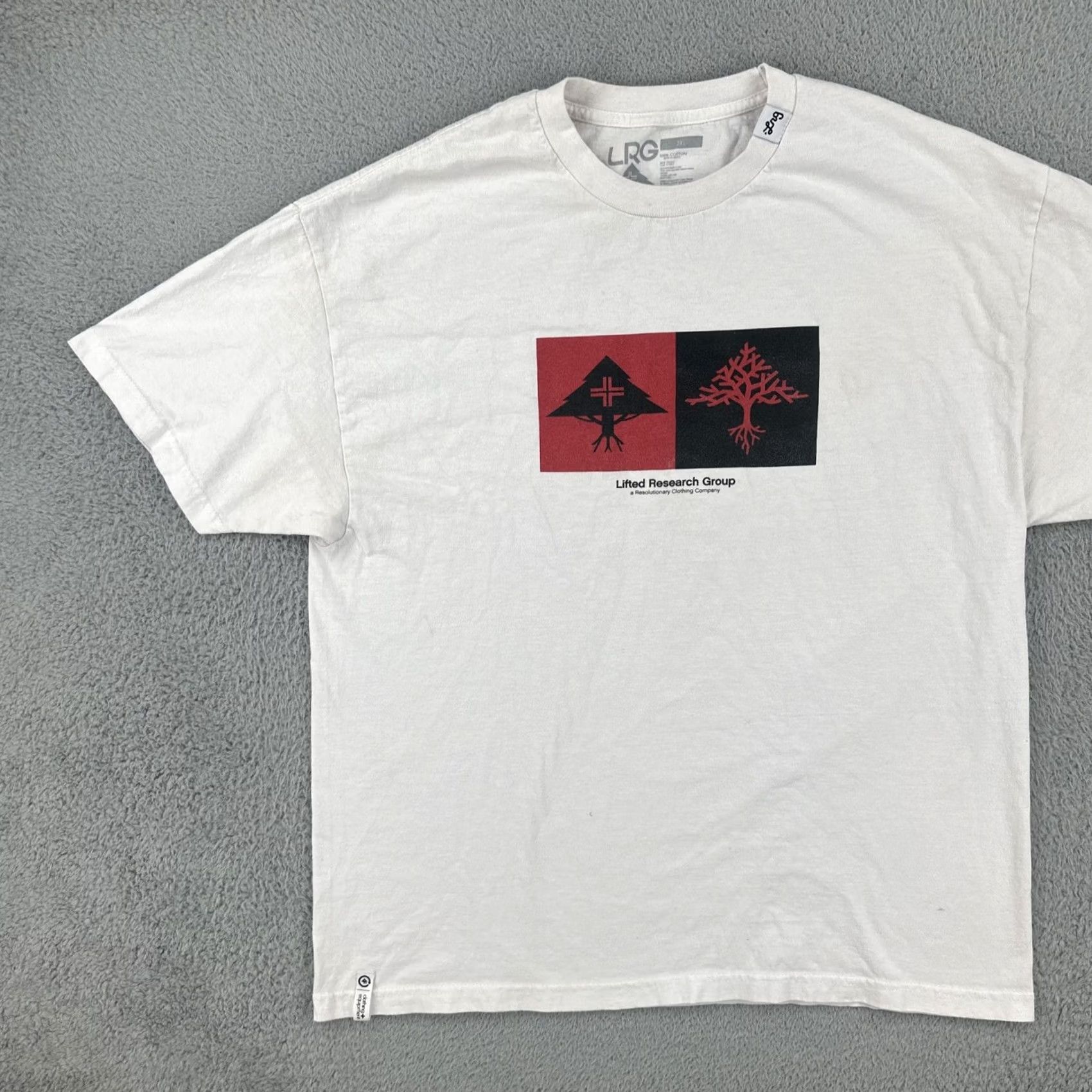 Vintage LRG T Shirt Mens White 2XL Hip Hop Streetwear Crew Neck Short Sleeve Size US XXL / EU 58 / 5 - 3 Thumbnail