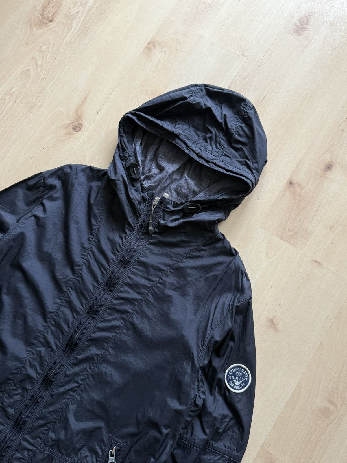 Giorgio Armani Giorgio Armani Jeans vintage windbreaker jacket Size US M / EU 48-50 / 2 - 2 Thumbnail