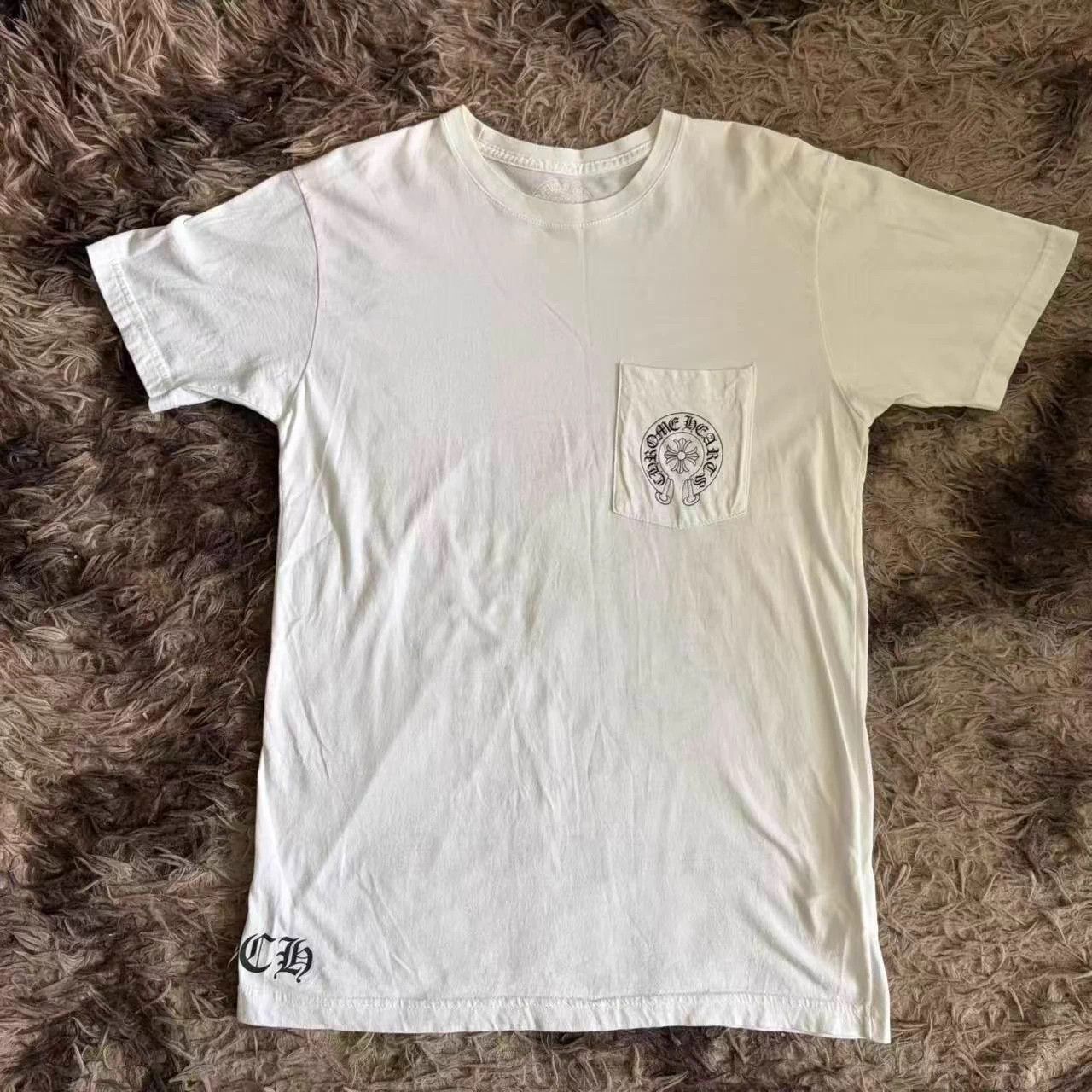 Chrome Hearts Chrome Hearts LA Pocket Short Sleeve T (Mini Cross Logo Print) Size US M / EU 48-50 / 2 - 1 Thumbnail