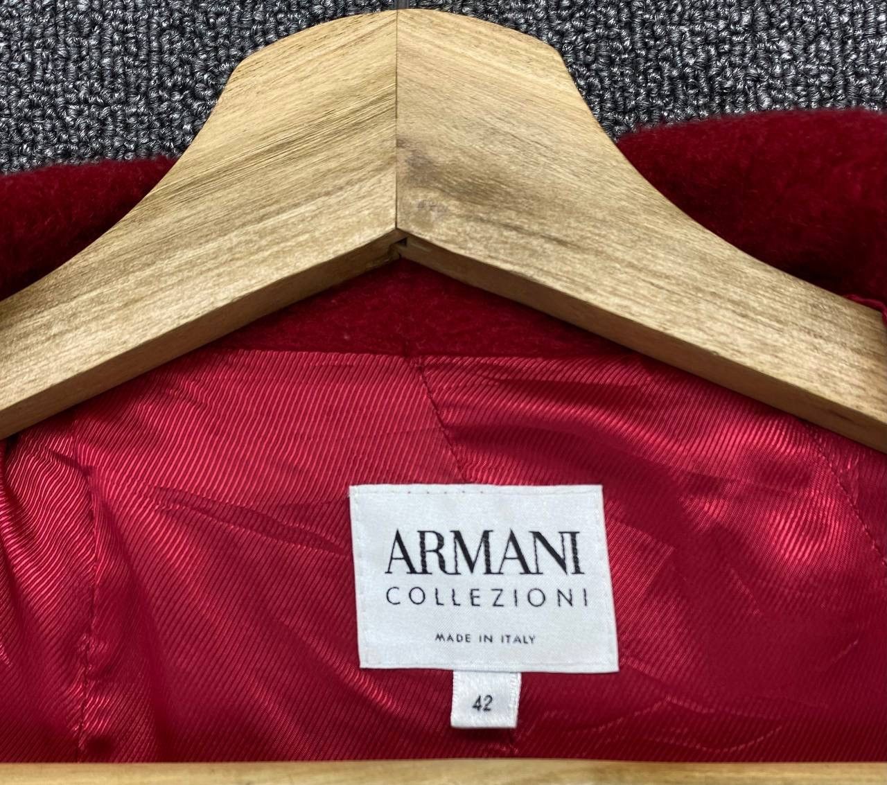 Armani Collezioni Vintage Armani Collezioni Italian Wool Coat Long Jacket Size M / US 6-8 / IT 42-44 - 9 Thumbnail