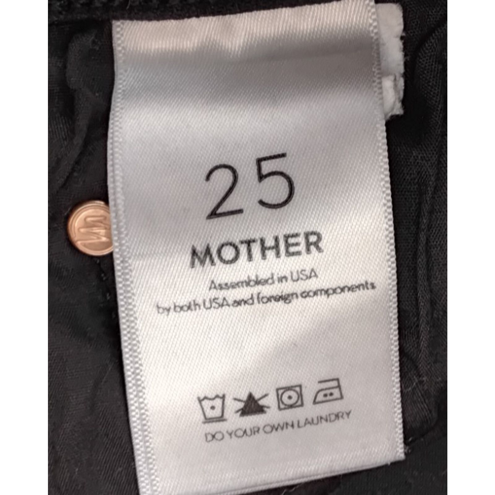 MOTHER Mother The Weekender Bootcut Jeans Women's 25x30 Black Size 25" / US 0 / IT 36 - 8 Thumbnail