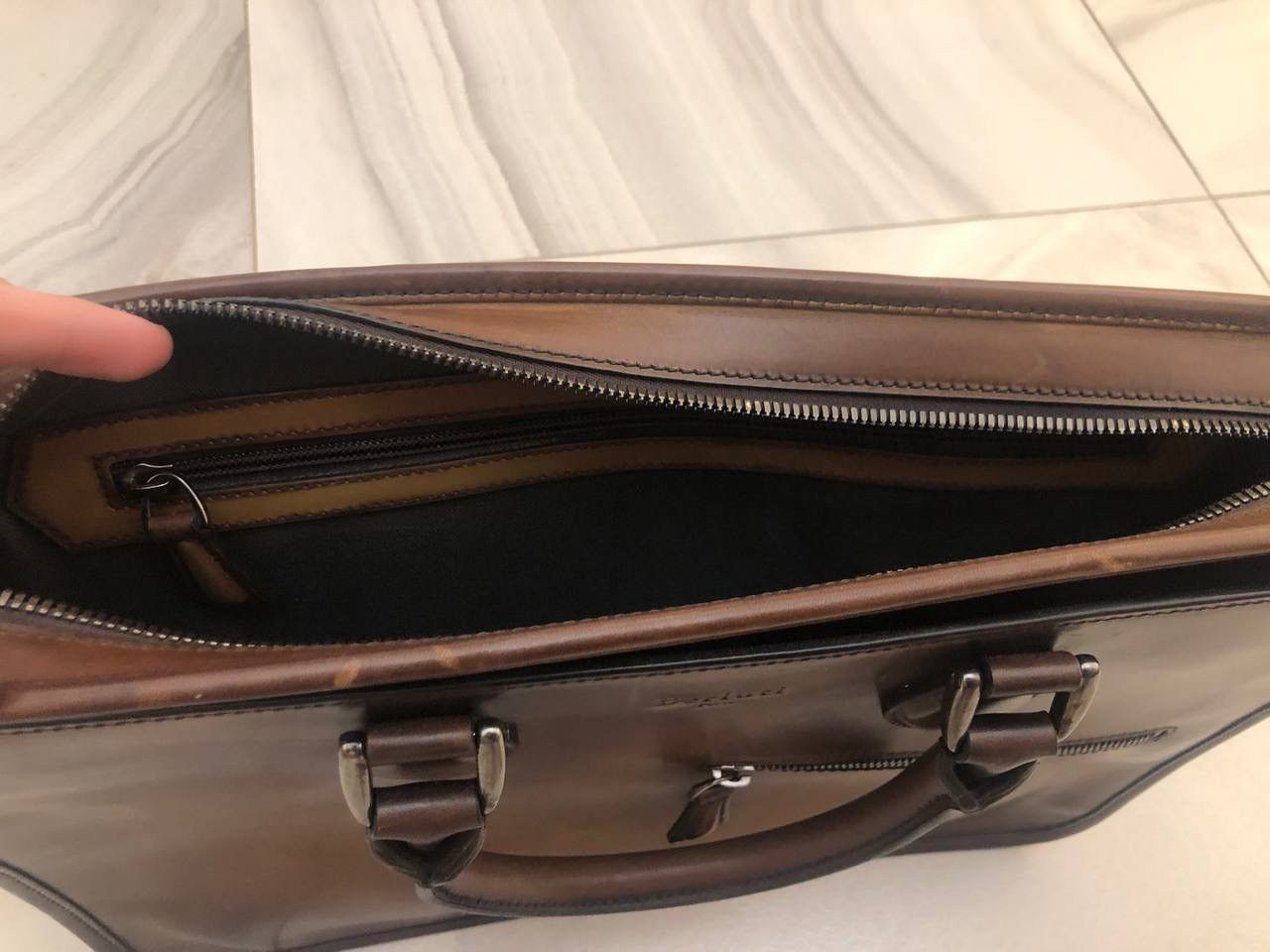 Berluti Berlui Berluti Brown Venezia Leather Deux Jours Briefcase Size ONE SIZE - 12 Thumbnail