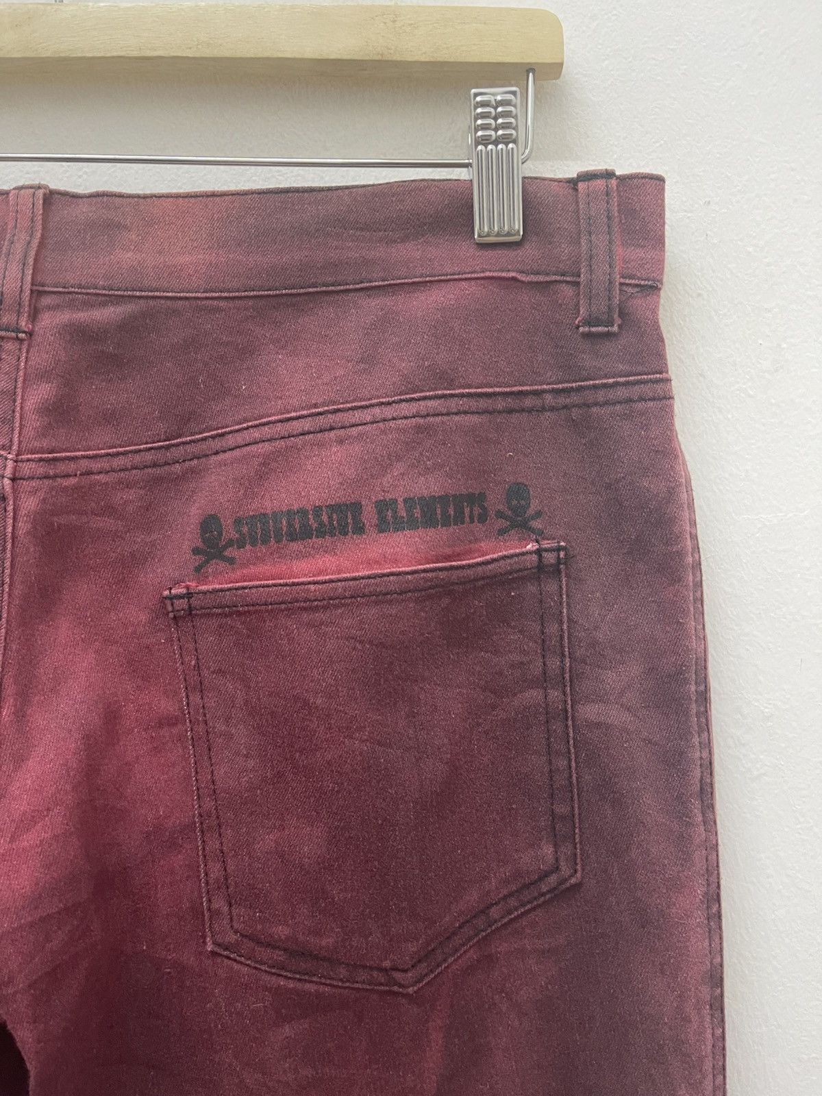 Le Grande Bleu (L.G.B.) Rare Vintage Japanese ROSHELL Seditionaries Punk Goth Size US 33 - 5 Thumbnail
