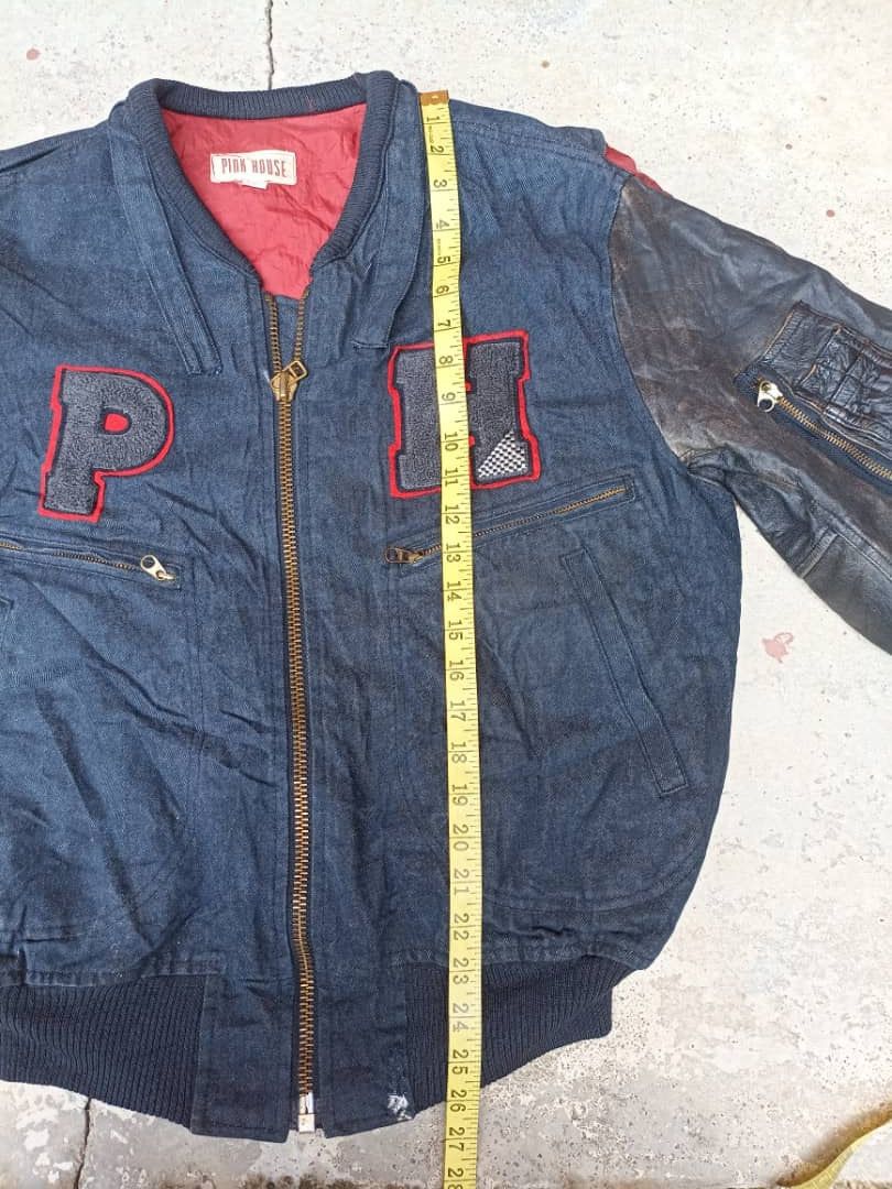 Pink House Vintage Pink House Varsity Jacket Size US L / EU 52-54 / 3 - 17 Thumbnail