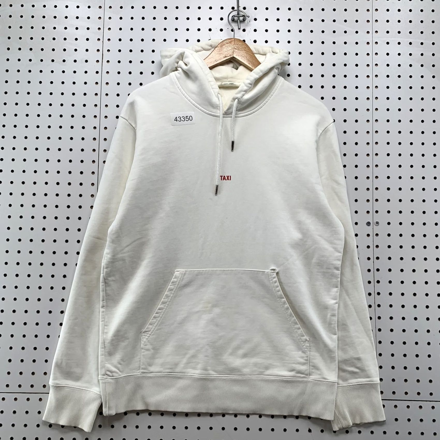 Helmut Lang HELMUT LANG Hoodie Sweatshirt Mens Medium White Long Sleeve Hooded Taxi Size US M / EU 48-50 / 2 - 2 Thumbnail