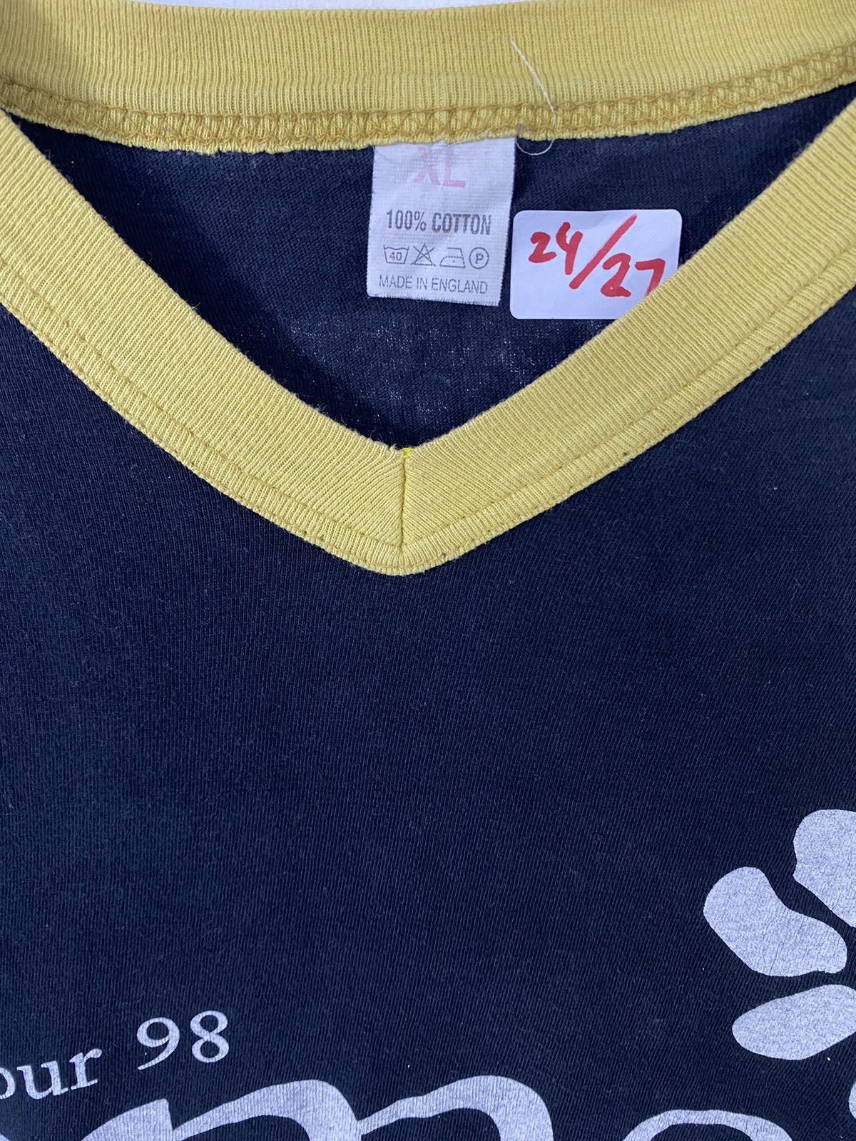 Band Tees 💥VINTAGE JAMES britpop UK band tour 1998 ringer tee shirt Size US XL / EU 56 / 4 - 3 Thumbnail
