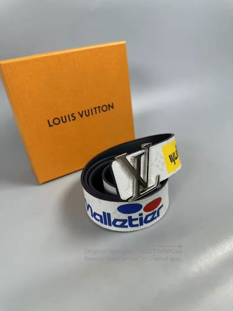 Louis Vuitton Louis Vuitton size 100 Chalk Badge Co-branded Belt Size ONE SIZE - 2 Thumbnail