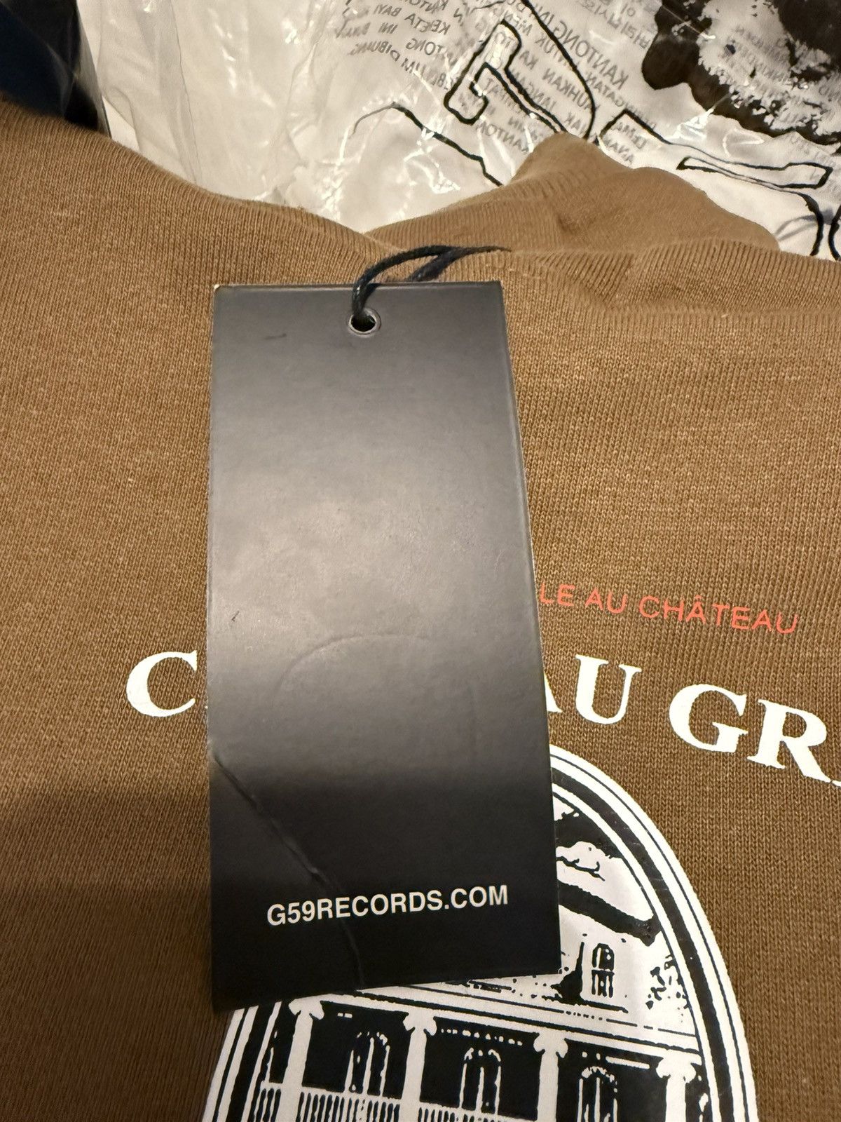 G59 Records G59 $uicideBoy$ Women’s Brown Cropped Hoodie “Chateau Gris” Size US M / EU 48-50 / 2 - 4 Thumbnail