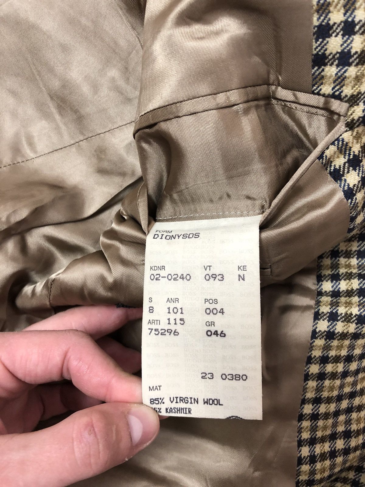 Hugo Boss × Vintage Men’s Blazer Hugo Boss size L y2k casual drill classic ykk Size 40L - 6 Thumbnail