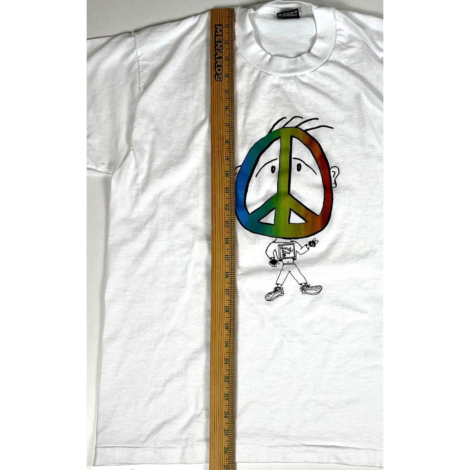 Fruit Of The Loom VINTAGE Grateful Dead T-Shirt Unisex Adults Medium? Large? — [Original title only] Size US L / EU 52-54 / 3 - 7 Thumbnail