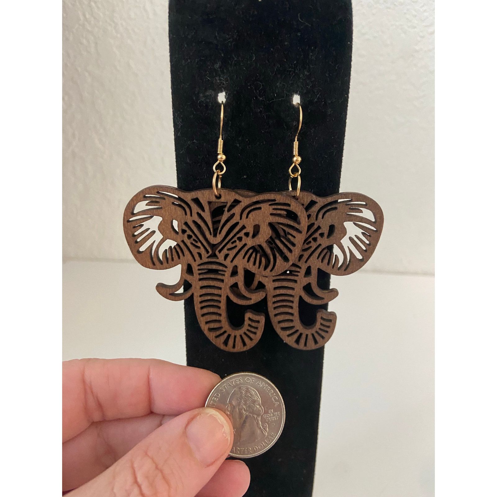 Other Elephant earrings Size ONE SIZE - 2 Thumbnail