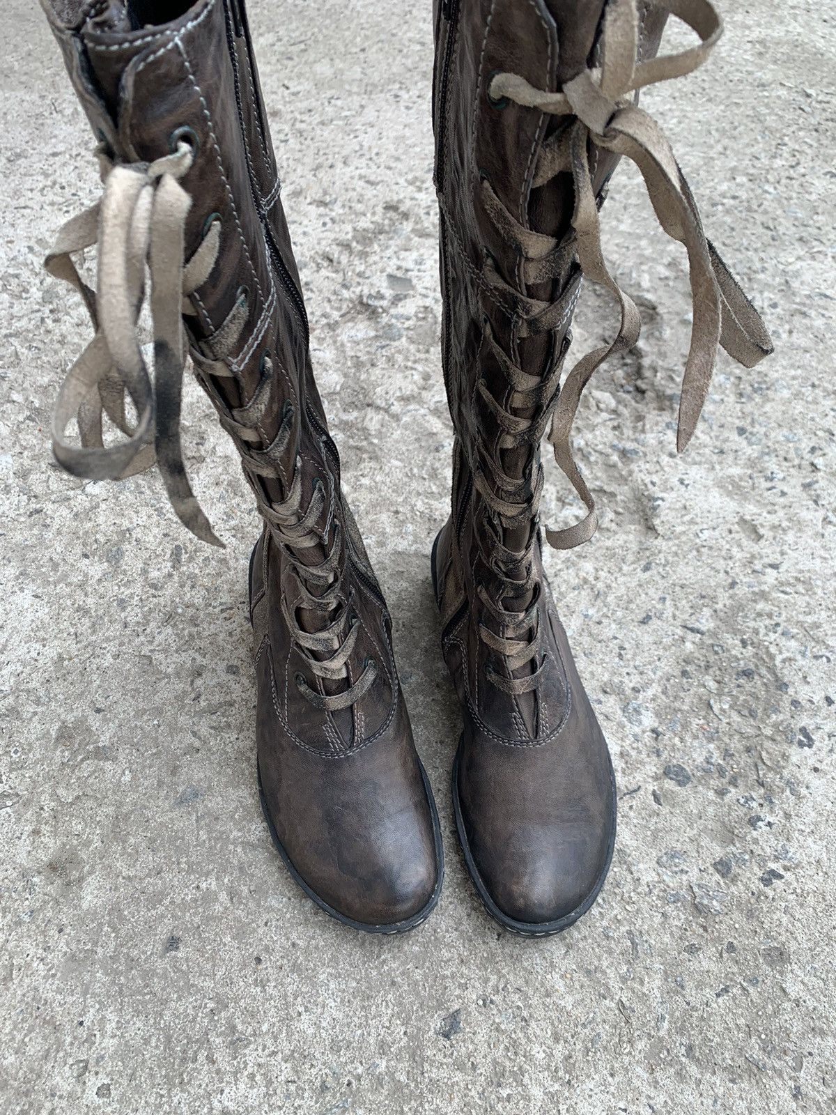 Vintage Vintage Design high boxer boots moto biker shoes core Size US 8 / IT 38 - 9 Thumbnail