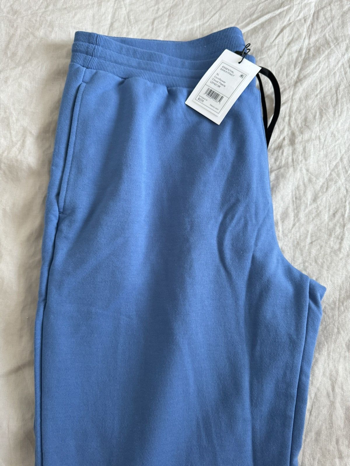 Theory Theory XL Essential Sweatpants Cornflower Cloud Fleece Size US 36 / EU 52 - 5 Thumbnail