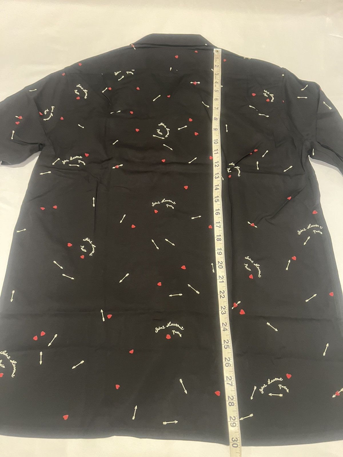 Saint Laurent Paris Saint Laurent men viscose short sleeve shirt.42/16.5. $890 Size US XL / EU 56 / 4 - 10 Thumbnail