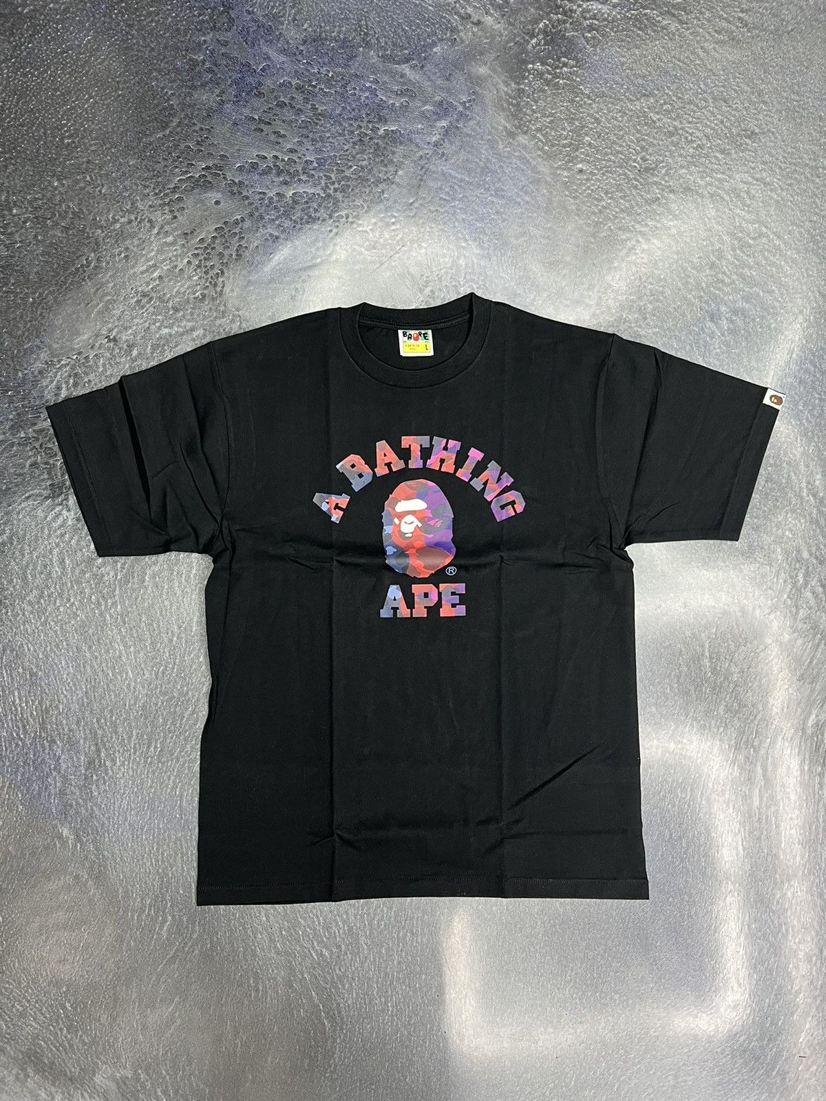 Bape Bape Color Camo College T-Shirt Size US L / EU 52-54 / 3 - 1 Thumbnail