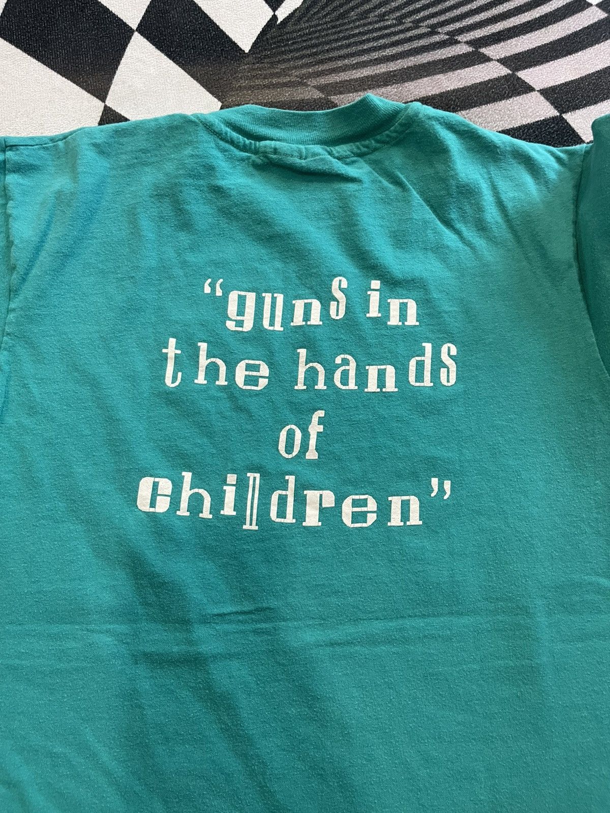 DNA "Guns in the Hands of Children" Unique 1990 FHL Lab tee Size US M / EU 48-50 / 2 - 6 Thumbnail